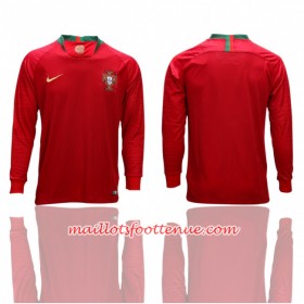Maillot/Tenue Portugal Domicile Coupe du monde 2018 Manche Longue